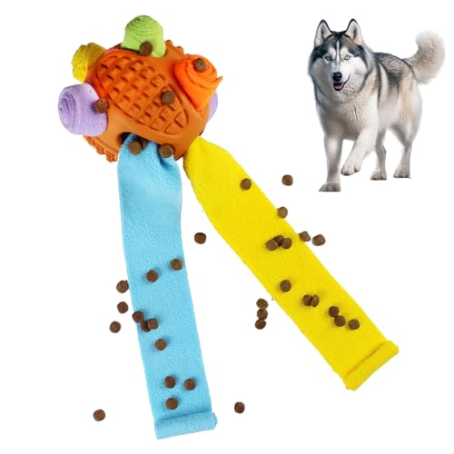 Schnüffelball für Haustiere, 15 cm langlebig, Puzzle-Bälle, einfach zu bedienen, stimulierendes Hundespielzeug und Haustierzubehör für kleine, mittlere und große Rassen von audea