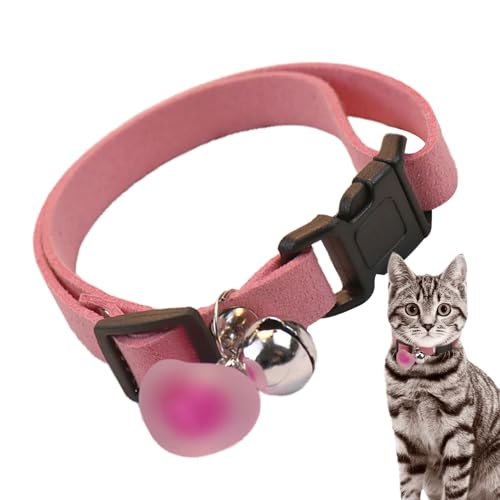 Taktisches Halsband für Hunde, 15 g Langlebig Niedliches Katzen-Halsband, leichtes Halsband in Herzform Plüsch Haustiere und Zubehör für Haustiere Welpen, Kätzchen, Katzen und Hunde von audea