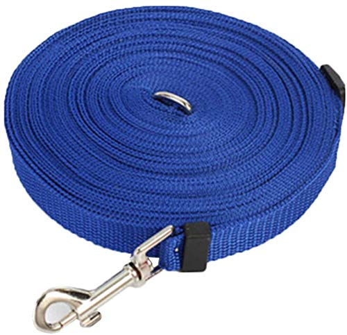 ausuky Hundeleine, Nylon, 10 m / 20 m / 30 m, Blau von ausuky