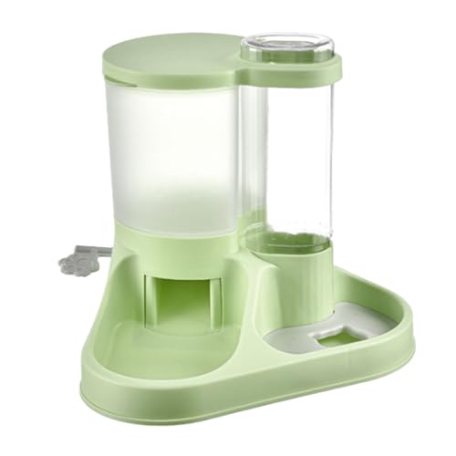 Katzenfutterspender Transparent 2 in 1 Futter- und Wasserspender Automatischer Katzenfutterspender Transparent Fütterungswerkzeug für Katzen Hunde und andere Tiere (A) von awakentti