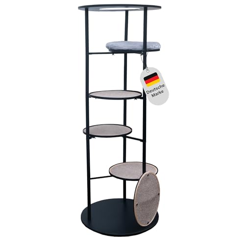 awwi Kratzbaum Outdoor wetterfest 160cm hoch - stilvoller Katzenbaum Outdoor und Indoor von awwi