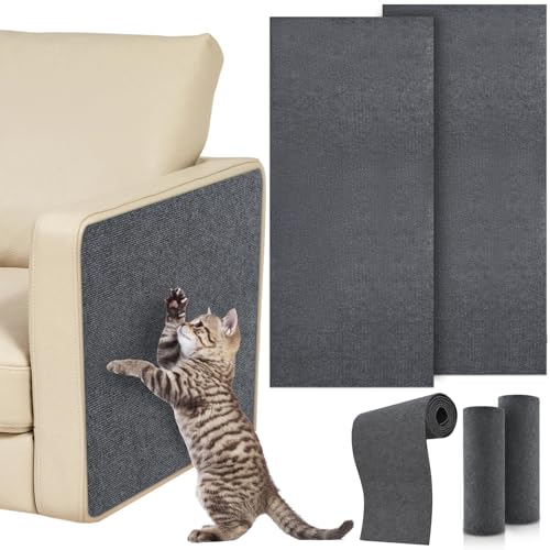 babikeen Zuschneidbare Selbstklebend Kratzmatte Katze, 200x40 cm Kratzpads für Katzen,Kratzbretter Katze Wand,Kratzbrett Katzen, DIY Katzenkratzbretter für Möbel Couch Sofa Tür Schutz von babikeen