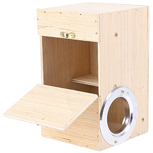 1stk Vogelzuchtbox Vogelhaus Im Freien Nymphensittich Spielzeug Für Sittiche Holzzuchtkoffer Vogelbett Für Käfig Vogel Für Sittiche Vogelspielzeug Der Vogel Hölzern von balacoo