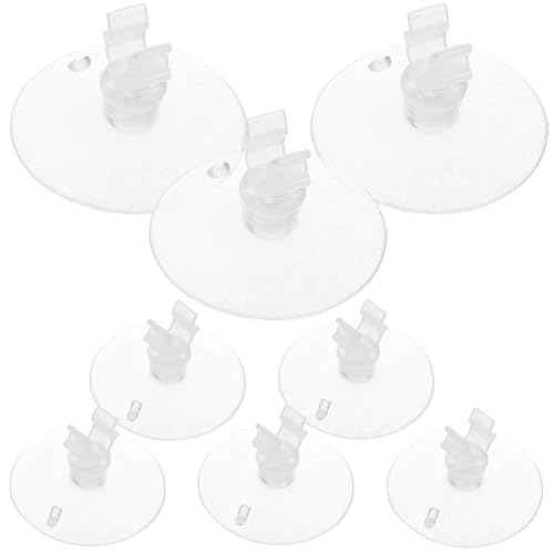 8pcs Aquarium Heater Suction Cup Aquarium Suction Cups Aquarium Air Pump Accessories Fish Tank Suckers and Clips Aquarium Heater Suction Cups Tube Holder Suction Cups to Open Straw von balacoo