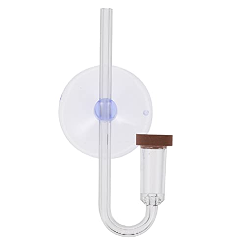 Balacoo 1 Set Aquarium CO2- Acryl CO2 Diffusor Kohlendioxid Refiner Blase Zähler Checker mit Saugnapf für Aquarium Aquatische Wasser Anlage Wasser Gras von balacoo