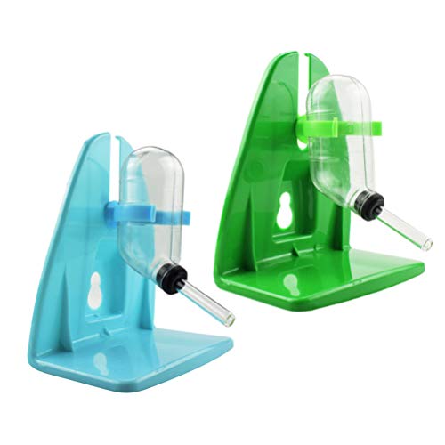 Balacoo 2 Sätze Hamster Wasserflasche - Hamsterspender Flasche Kein Tropfen/Plastik Wasserflasche Hamster Liefert für Kleintiere Hamsterkäfig von balacoo