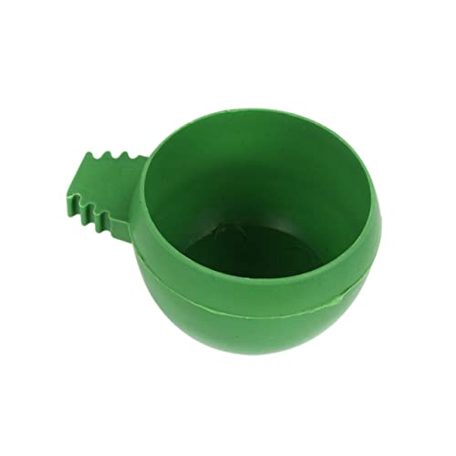 Balacoo 20 Stücke Mini Vogel Food Bowl Feeler- Taube Fütterungsschüssel Tauben Käfigschale Hängende Vögel Käfig Fütterungsbehälter (Größe M) von balacoo