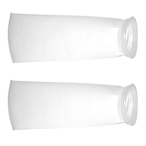 Balacoo 2PCS Filter Socken 150 Mikron Aquarium Filter Socke mit Ring für Süßwasser Salzwasser Aquarien Fisch Tanks von balacoo