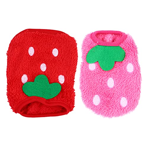 Balacoo 2Pcs Haustier Hund Winter Kleidung Kaninchen Bekleidung Welpen Haustier Atmungsaktiv Warme Kleidung von balacoo