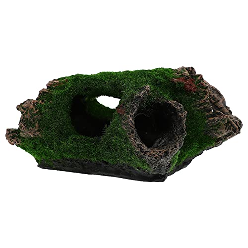 Balacoo Aquarium Treibholz Log Dekoration Harz Aquarium Künstliche Treibholz Beflockung Moss Aquarium Ornament Dekoration Garnelen Versteckt Und Zucht Lebensraum Stil 1 von balacoo