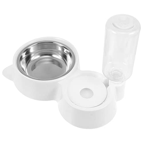 Balacoo Automatische Katze Feeder Bowl Wasser Dispenser Edelstahl Teller Teller Lebensmittel Schalen Dispenser für Small Medium Hund Haustiere Kätzchen Welpen von balacoo