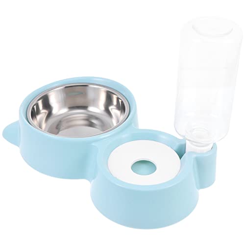 Balacoo Automatische Katze Feeder Bowl Wasser Dispenser Edelstahl Teller Teller Lebensmittel Schalen Dispenser für Small Medium Hund Haustiere Kätzchen Welpen von balacoo