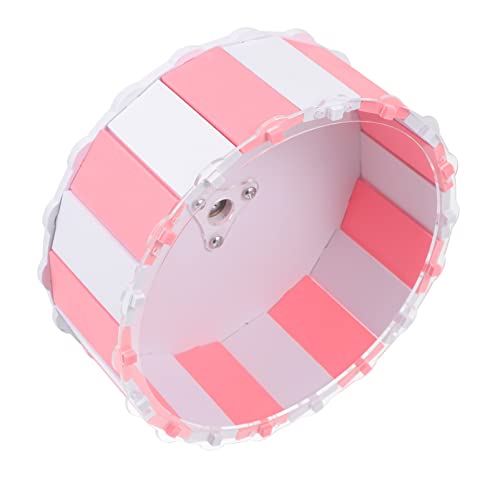 Balacoo Hamster Übungsräder: Stummer Ruhiger Spinner Hamster Laufende Jogging- Räder für Hamster Rennleine Mäuse Kleine Tiere Rosa 18. 5 cm von balacoo