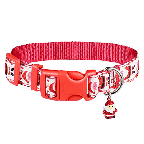 Balacoo Haustier Hund Katze Kragen Einstellbare Festliche Santa Glocke Halsbänder Personalisierte Nylon Halsbänder Welpen Und Kätzchen von balacoo