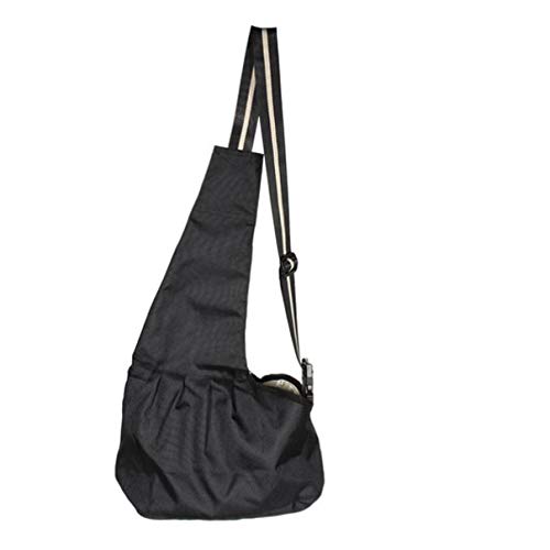 Balacoo Haustier Hund Träger Tasche Langlebig Oxford Tuch Outdoor Tasche Waschbar Einzel- Schulter Tasche Pet Träger Tasche (Größe M Schwarz) von balacoo