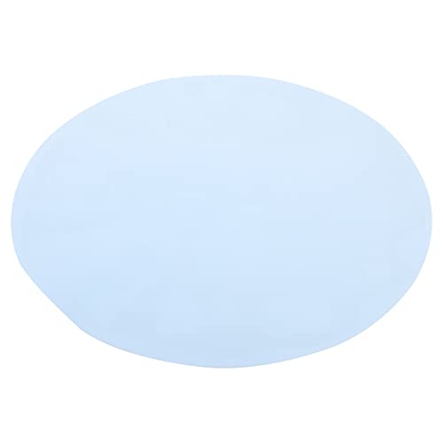 Balacoo Hund Katze Essen Matte Silikon Runde Pet Fütterung Matte Pet Dish Tischset für Bowl Essen Und Wasser Schüssel Blau von balacoo