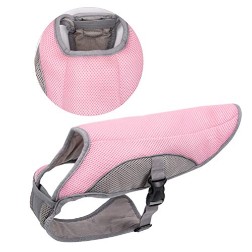 Balacoo Hund Kühlung Weste mit Einstellbare Side Straps Kühlung Mantel für Kleine Und Mittlere Hund Walking Im Freien (Größe M Rosa) von balacoo