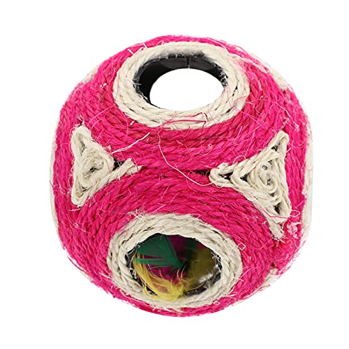 Balacoo Katze Ball Spielzeug Scratcher Seil Bälle Katze Spielzeug Runde Nette Catcher Lustige Interaktive Kippen Bälle Natürliche Sisal Seil Interaktive Katzen Hunde Spielzeug von balacoo