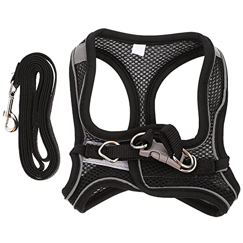 Balacoo Katze Harness Sets Pet Brustgurt Kätzchen Harness Leine Welpen Mesh Harness mit Reflektierende Streifen für Walking Im Freien von balacoo