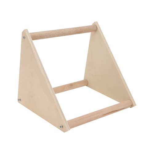 Balacoo Kleine Vogel Barsch Vogel Spielen Stand Holz Ausbildung Papagei Playstand Vogel Käfig Spielzeug Plattform Spielplatz für Nymphensittiche Conures Sittich Finch Lovebirds Käfig von balacoo