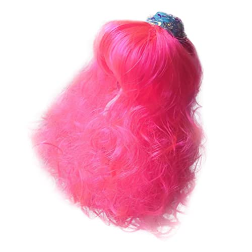 Balacoo Lustige Hund Cosplay Perücke Rosy: Katze Dress Up Perücke Perücke Headwear 25 cm 75G für Kleine Mittelgroße Welpe Halloween Karneval Parties Festivals von balacoo