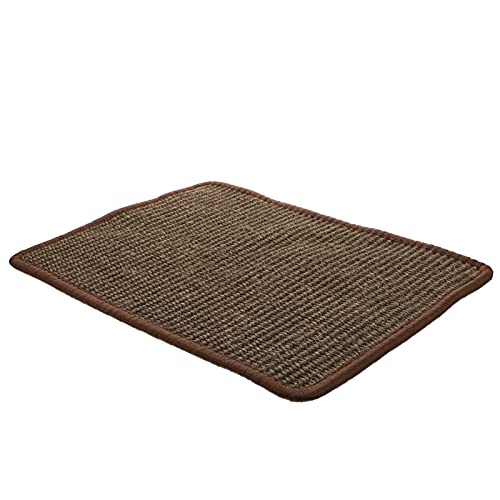 Balacoo Natürliche Sisal Katze Kratzer Matte Anti Slip Katze Scratcher Horizontalen Boden Pad Teppich Doorway Scratch Pad für Katze Schleifen Krallen Schutz Möbel Couch Teppiche Kaffee von balacoo