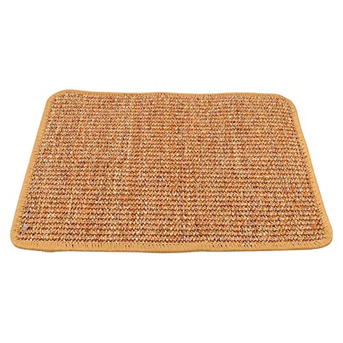 Balacoo Natürliche Sisal Katze Kratzer Matte Anti Slip Katze Scratcher Horizontalen Boden Pad Teppich Doorway Scratch Pad für Katze Schleifen Krallen Schutz Möbel Couch Teppiche Khaki von balacoo