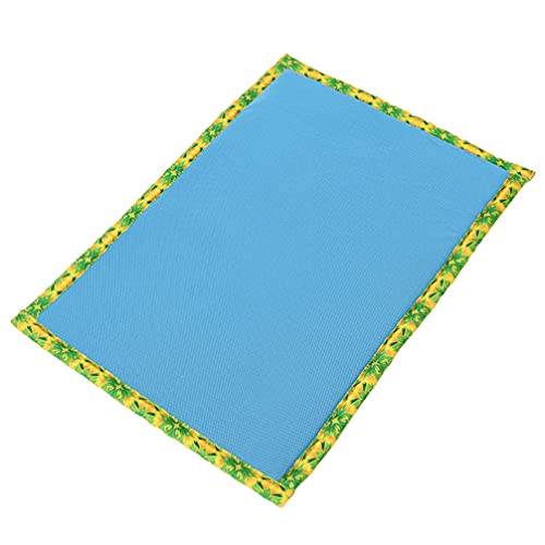 Balacoo Pet Cooling Pad Hund Sommer Schlaf Matte Katzen Kühlung Decke Schlaf Kissen EIS Matratze Bett Chiller Plattform für Bunny Welpen Hamster Tiere Blau M von balacoo