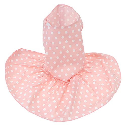 Balacoo Pet Kleid Welpen Rock Niedliche Prinzessin Kleider Atmungs Pet Frühling Sommer Kleidung Hund Bekleidung Kätzchen Outfit für Kleine Hunde Katzen Kostüm M Rosa von balacoo