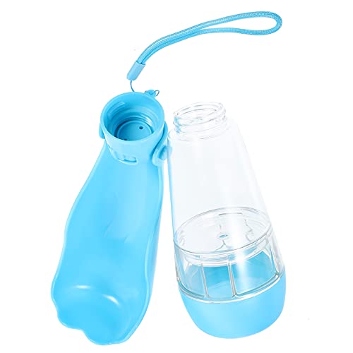 Balacoo Pet Wasser Spender Haustier Katze Hund Wasser Feeder Wasser Trinken Bowl Essen Feeder für Small Medium Hund Haustiere Welpen Kätzchen Himmel Blau von balacoo