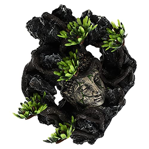 Balacoo Stein Aquarium Dekor Aquarium Buddhistischen Statue Miniatur Rock Stein Rock Micro Landschaft Ornamente Aquarium Stein Dekor für DIY Aquarium Decor Liefert von balacoo