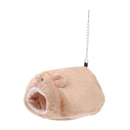 Balacoo Winter Warmer Hamster Bett Plüsch Hängematte Warmer Cartoon Bär Spielzeug Plüsch Hängematte Ferrer Höhle Plüsch Schlafsack für Babys von balacoo