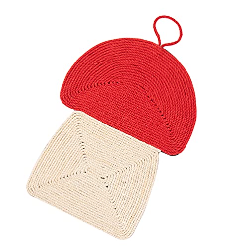 Cat Scratch Matte Natürliche Sisal Kratzer Pad Anti- Slip Cat Scratch Teppich Teppich für Katze Schleifen Krallen Und Schutz Möbel von balacoo