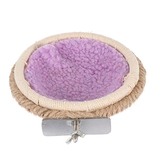 Handgemachte Baumwolle Seil Vogel Nest Zucht Nest Bett Hatch Haus Käfig Schlüpfen Hütte Cave Papagei Käfig Zubehör Spielzeug für Budgie Sittich Nymphensittich Garten Decor von balacoo