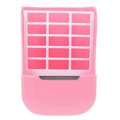 Heu Feeder Rack Kaninchen Feeder Bunny Lebensmittel Wasser Schüssel 2 in 1 Guinea Pig Heu Feeder Rosa Bunny Lebensmittel Halter von balacoo