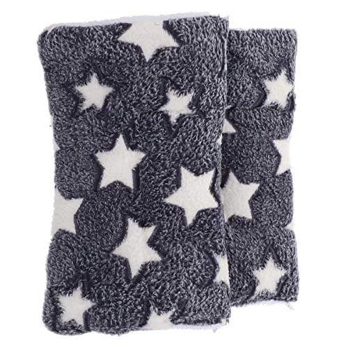 Hund Bett Kiste Pad Matte: 2Pcs Stern Haustiere Zwinger Pads Anti Slip Waschbar Matratze Gemütliche Matten für Small Medium Large Hunde Welpen Katzen Kätzchen von balacoo