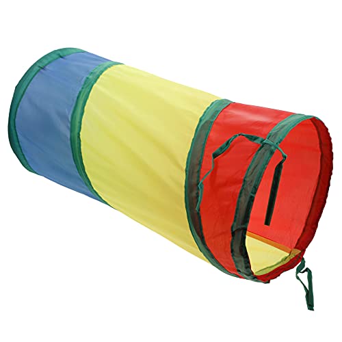 Katze Tunnel Spielzeug Pet Faltbare Tunnel Katze Spielen Tunnel Spielzeug Interaktive Pet Rohre mit Ball Faltbare Tuch Wildleder Refugium für Kleine Medium Pet Und Haus Tiere von balacoo