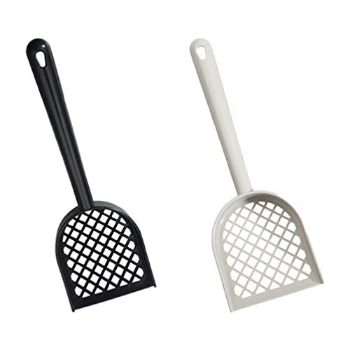 Plastikkatze Kacke Scoop Set: 2 Stücke Litter Boxen Haushalt Katze Littler Scooper Reinigungswerkzeug Pet Katze Lieferung von balacoo