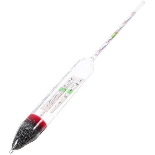 balacoo 1 x Hydrometer, flüssiger Salzgehaltsmesser, Salztester, Meerwasser-Qualitätstester, Meerwasser-Dichtemesser, Salzmessgerät, Wassersalimeter, Meeresfrüchte-Werkzeuge, Handwerkzeuge, Aquarium, von balacoo