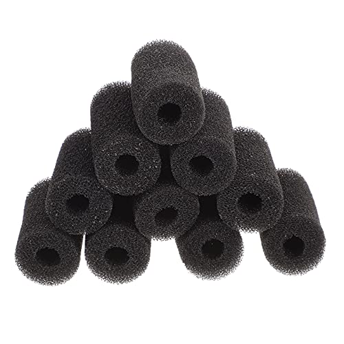 balacoo 10Pcs Aquarium Filter Abdeckung Ersatz Schwämme Inlet Und Outlet Mesh Abdeckungen Fisch Garnelen Hülse Fisch Tank Filter Baumwolle Abdeckung 4X8CM von balacoo