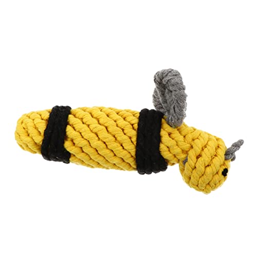 balacoo 1pc Bee Pet Toy Puppy Teething Toys Dogman Toys Animal Toys Dog Stuffed Toy Dog Chew Toys Dog Chasing Toy Dog Chewing Toys Bite Resistant Dog Toy Teasing Toys for Dogs Tugboat von balacoo