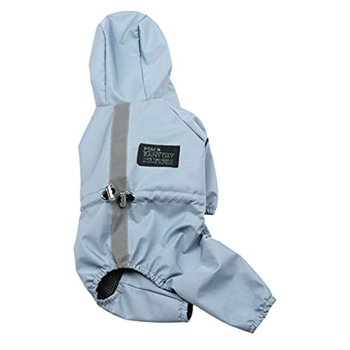 balacoo 1stk Regenmantel Für Haustiere Hundeponcho Mit Kapuze Hundekleidung Labrador-regenbekleidung Winddichter Regenmantel Für Hunde Hemd Hundeoveralls Heiser Haustierzubehör Jackenstoff von balacoo