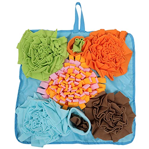 balacoo 1stk Riechkissen Snuffle Decke Hund Puzzle Spielzeug Schnüffelmatte Für Hunde Hundespielzeug Matte Hausgemachte Schnüffelmatte Slow-Feeder-Matte Segeltuch Arbeit Schmücken Haustier von balacoo