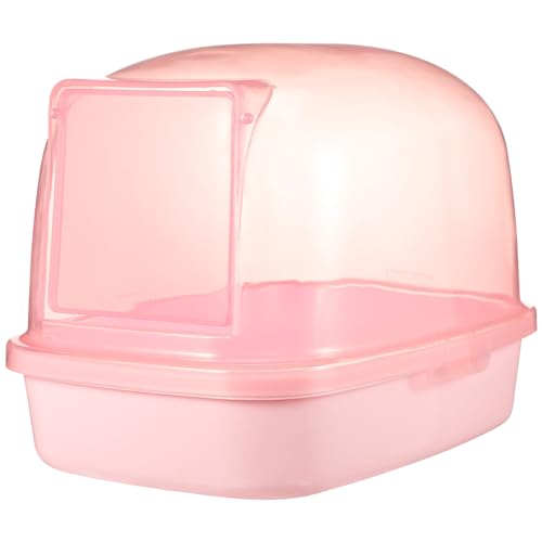 balacoo Hamster Sandbadbehälter: Plastik Sandbad Für Hamster Transparente Hamster Badezimmer Hamster Sandbad Hamster Katzentoilette Für Kleine Tiere von balacoo