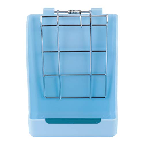 balacoo Kaninchen Heu Feeder Hase Meerschweinchen Chinchilla Kunststoff Futter Schüssel Gras Kaninchen Spender Heu Feeder Krippe Rack für Kleintiere Haustier (Blau) von balacoo