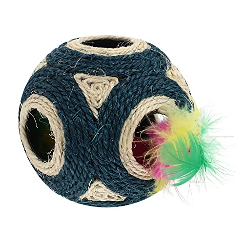 balacoo Katze Ball Spielzeug Scratcher Seil B?lle Katze Spielzeug Runde Nette Catcher Lustige Interaktive Kippen B?lle Natürliche Sisal Seil Interaktive Katzen Hunde Spielzeug von balacoo