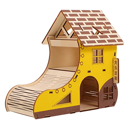 balacoo Natürliche Holz Hamster Haus Kleine Tiere Hütte Versteck für Hamster Guinea Schweine Golden Bär Igel Hedhogs Kaninchen Turtles Zwerg von balacoo