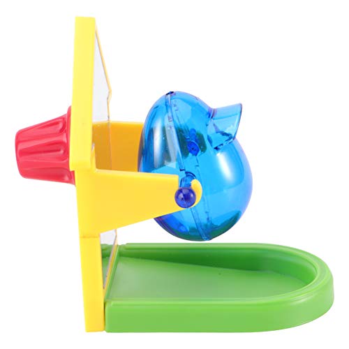 balacoo Pet Papagei Spielzeug Vogel Futtersuche Papagei Futtersuche mit Platte Essen Interaktive Vogelkäfig Feeder Zufällige Farbe 9.8X8CM Papageien Spielzeug Papagei Spielzeug von balacoo