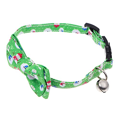 balacoo Weihnachten Haustier Kragen mit Glocken Katze Bowtie Kragen Hund Kätzchen Kragen Halskette Einstellbare Hund Katze Kragen Neck Strap für Kätzchen Kleine Hund von balacoo