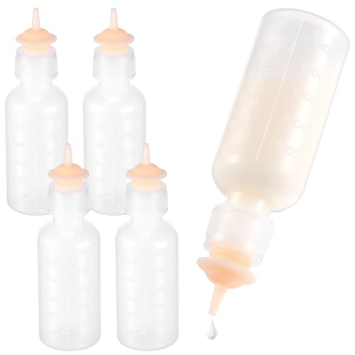 balacoo Welpenflaschen Für Stillende Welpen Milch: 5Pcs Kätzchen Flasche Fütterungskit Hunde Pflegeflasche Haustier Feeder Flasche Für Kaninchen Kätzchen Welpen von balacoo